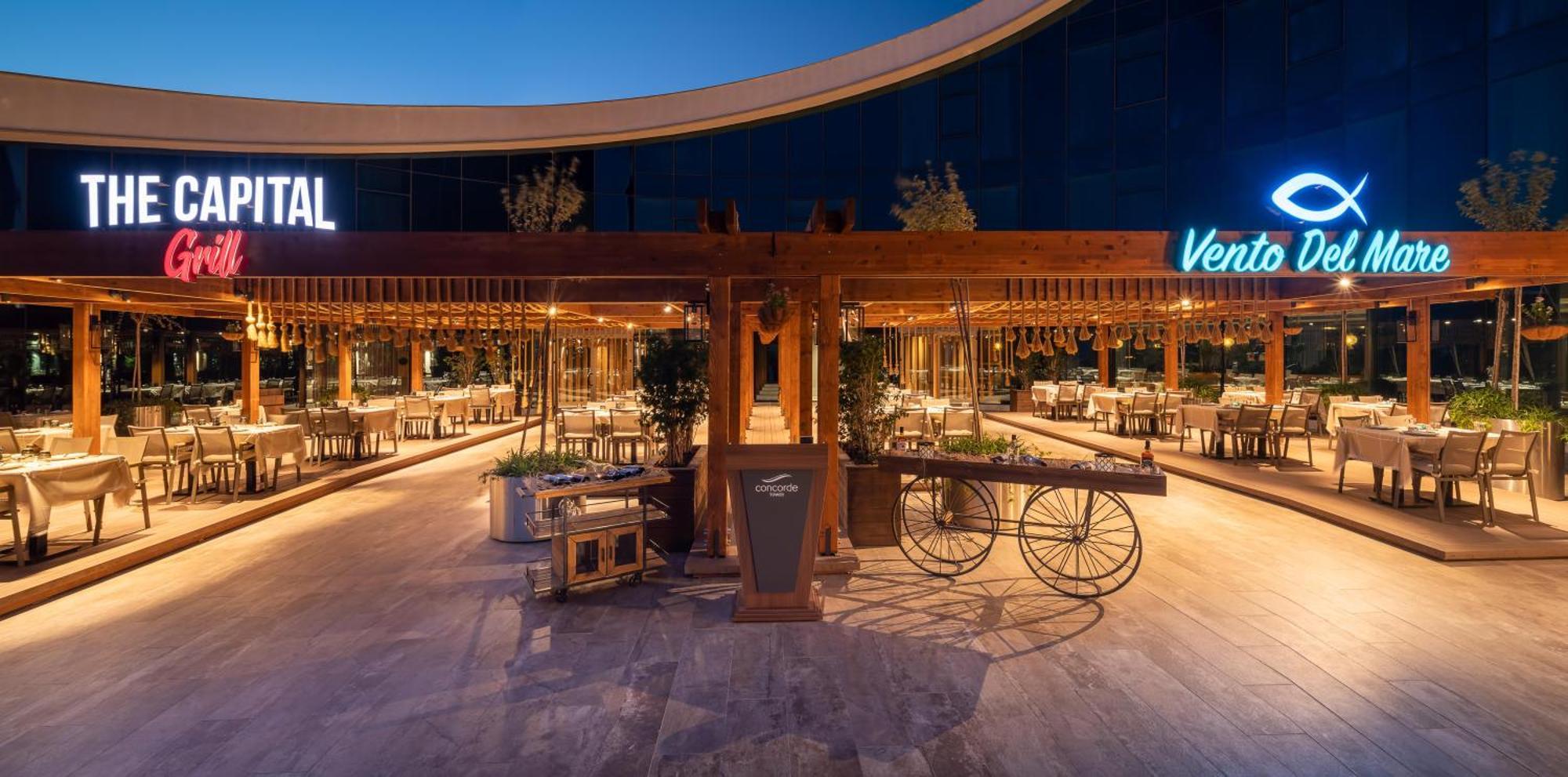 Concorde Tower Hotel & Casino Нікосія Екстер'єр фото Vento restaurant